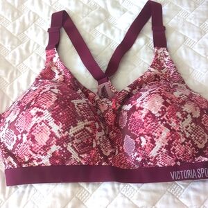 Victoria's Secret Berry Snakeskin Sports Bra
